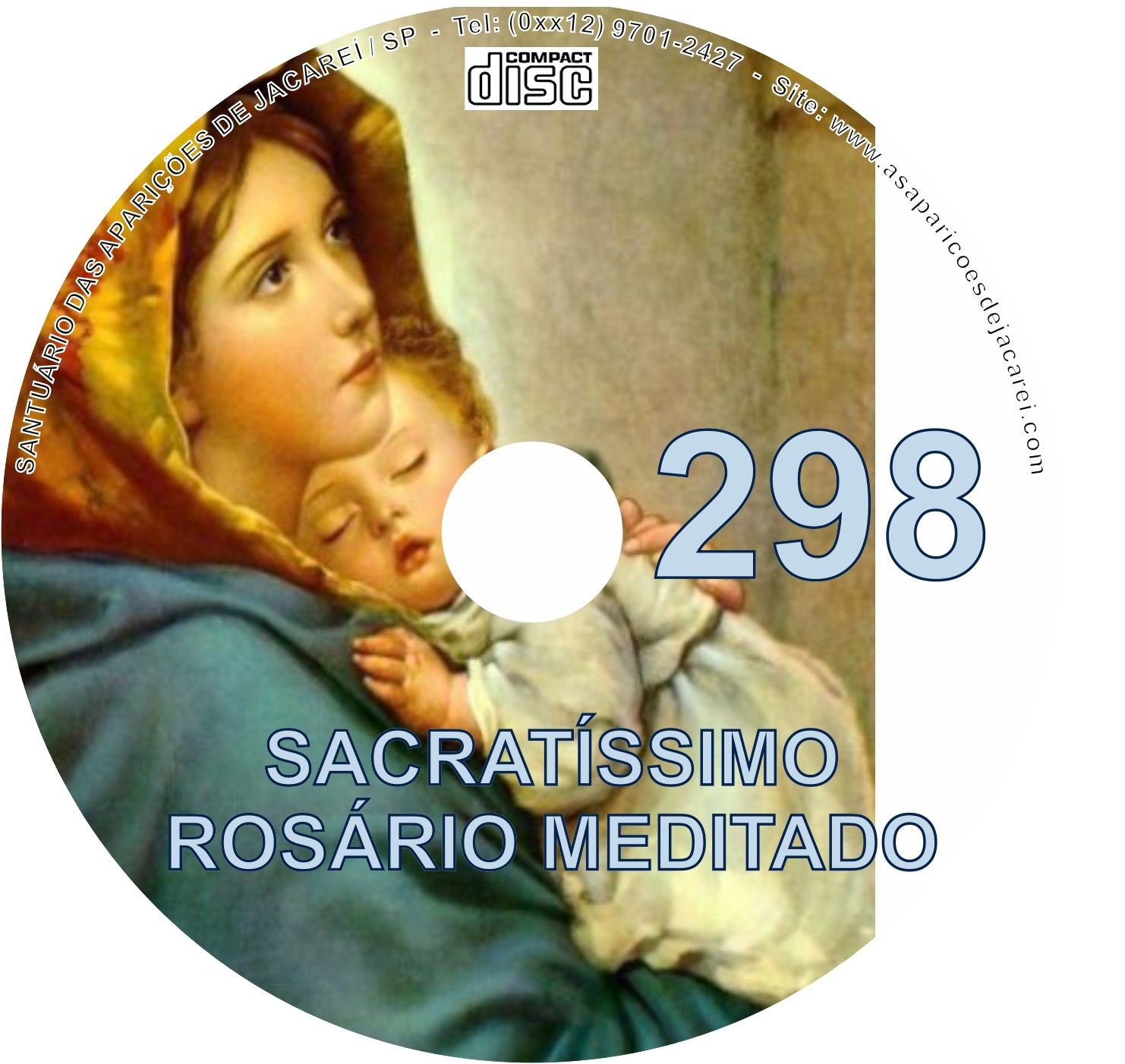 CD Rosário Meditado 298 CD Rosário Meditado 298